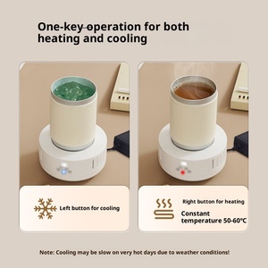 Sottobicchiere <span class=keywords><strong>Elettrico</strong></span> Portatile Smart per Casa, Raffreddatore Rapido USB da Tavolo con Tecnologia TEC per Acqua, Succhi, Yogurt - Product Image 3