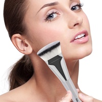 Pinceau de fond de teint professionnel personnalisé de haute qualité de marque privée 2 pièces ensemble de pinceaux de maquillage pour fond de teint correcteur blush
