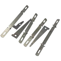 Accessoires complets pour coffrage : Attache X-Flat avec goupille à coin et goupille de fixation