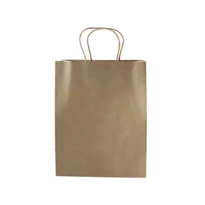 Competitive Price Kraft Paper Food Bag High Quality Control Custom Paper Bags With Handle