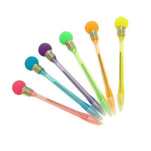 Bolígrafo Multicolor con logotipo personalizado, <span class=keywords><strong>bombilla</strong></span> LED Popular, promoción - Product Image 1