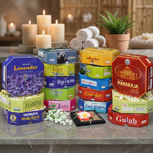 Bobines d'encens aromatiques au jasmin sacré délicat (type Hexa) à parfum longue durée, écologiques pour le yoga et l'aromathérapie - Product Image 3