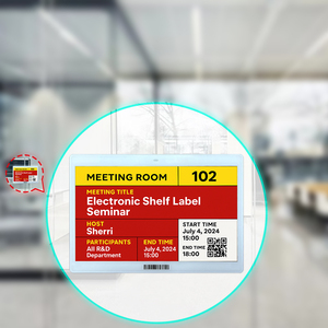 Wireless Bluetooth Wifi Smart E-Ink Tag Digital Signage Indoor Multiple Sizes Inch Large Epaper Display <b>Sign</b> For Meeting Room - Product Image 1