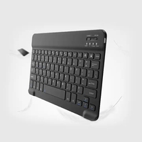 Penjualan Langsung Pabrik Keyboard Mini Ultra-Tipis 7 10 Inci Koneksi Nirkabel Bahasa Inggris untuk Penggunaan Komputer Game