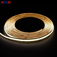Bande lumineuse LED COB 528 à économie d'énergie DC12V/24V, durable pour l'éclairage résidentiel et commercial, installation facile pour le bricolage