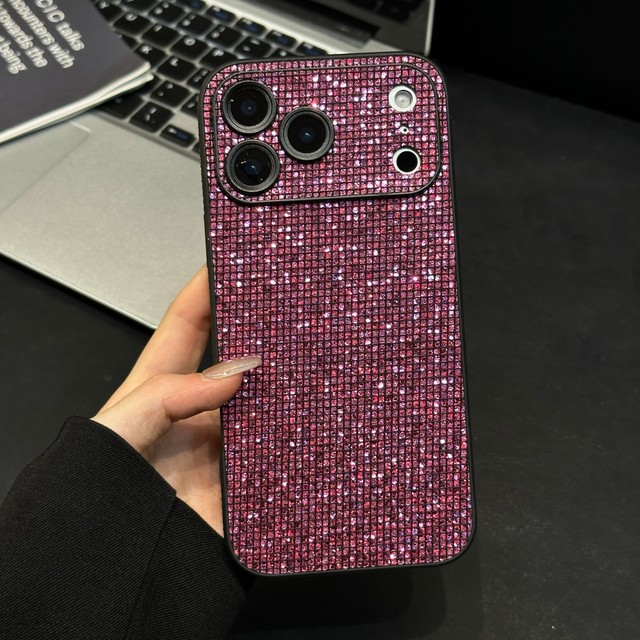 Luxury Bling Rhinestone Diamond Mobile Phone Case for iPhone 18 16 15 14 13 Pro Max Shockproof Shinning Phone Cover