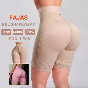 Benutzer definierte Bbl Shape wear Shorts mit Haken Fajas Colombia nas Post Surgery Hochwertige kurze Faja Levanta Gluteos Para Mujer
