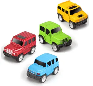 2 peças brinquedos mecânicos para crianças Off-road veículo série puxar para trás carro crianças brinquedos