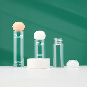 Sinh Thái Thân Thiện Rõ Ràng Bóp Chai Nhựa Với Flip Top <span class=keywords><strong>Cap</strong></span> 15 20 <span class=keywords><strong>30Ml</strong></span> Rỗng Dầu Gội Cơ Thể Kem Dưỡng Da Chăm Sóc Cá Nhân Du Lịch Chai - Product Image 2