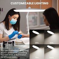Lampe de bureau LED, lampe de travail pour la lecture, le bureau, l'atelier, l'architecture, la couture, l'étude, l'artisanat, 2200 lumens, lampe de travail à bras
