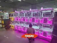 Machine à griffes pleine grandeur avec éclairage lumineux, idéale pour les peluches, les jouets en peluche, le jeu d'arcade ultime, divertissement pour la salle de jeux et les fêtes