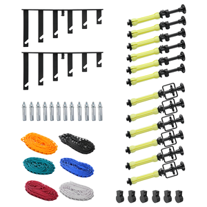 Sistema di Supporto per Sfondo Fotografico a 6 Rulli con Montaggio a <span class=keywords><strong>Parete</strong></span>, 2 Ganci a Sei Pieghe, 12 Barre Espandibili, 6 Catene - Product Image 6