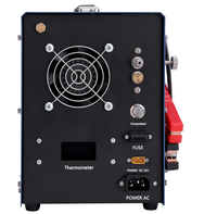 Pcp 12v 4500Psi 300Bar 30mpa Compresseur d'air portable PCP Pompe haute pression Adaptateur secteur intégré et ventilateur Auto-stop Plongée