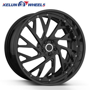 Forged KELUN <strong>WHEELS</strong> 2 PIECE STRUCTURE Chrome Lip Brush Face Concave Rims Forged <strong>Wheels</strong> - Product Image 5