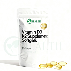 Yhealth Suplemento Personalizado OEM/ODM para Articulaciones y Huesos, Complejo de Vitaminas D y <span class=keywords><strong>K</strong></span> 2 en 1, Cápsulas de 10000 UI de Vitamina D3 <span class=keywords><strong>K2</strong></span> MK7 D3-<span class=keywords><strong>k2</strong></span> en Gel Suave - Product Image 6