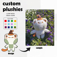 Fabricant de jouets en peluche personnalisés : Bulldog en peluche mignon avec t-shirt, mascotte de club sportif, porte-clés en peluche personnalisé, jouet boîte mystère