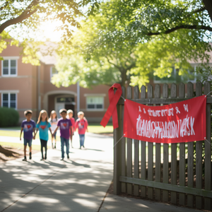 T-shirt à manches longues pour la Semaine du Ruban Rouge de Sensibilisation à la Paix et à l'Amour, sans drogue, anti-drogue - Product Image 3