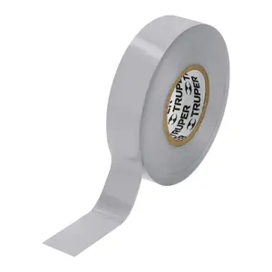 Cinta aislante BOX 8 de 18 m x 19 mm, gris, TRUPER - Product Image 1