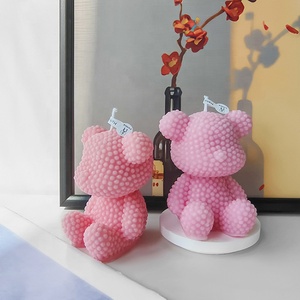 El yapımı inci ayı kokulu aromaterapi mum ev doğum günü hediyesi dumansız ev dekor mum - Product Image 2