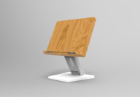 Support de lecture de livre d'ordinateur portable de tablette en bois pliante de bureau à bas prix