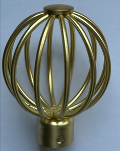 Modern Design Black Vintage Round Finials Durable Metal PC Drapery Rod <strong>Ends</strong> Cover Fashionable <strong>Curtain</strong> <strong>Poles</strong> Tracks &amp; Accessories - Product Image 4