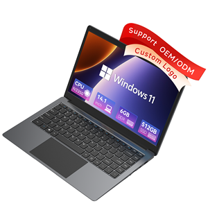 Vente en gros usine Nouveau PC portable professionnel 14,1 pouces 1366x768 TN N3350 2 cœurs 1,1 GHz Clavier anglais 512 Go SSD Processeur N3350 - Product Image 1