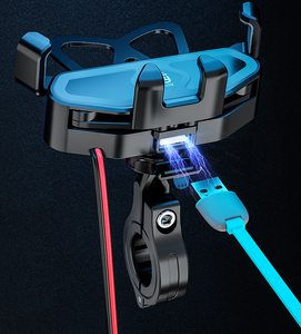 Waterproof 3.5-6.5 Inch <strong>Mobile</strong> <strong>Phone</strong> <strong>Support</strong> Bicycle <strong>Mobile</strong> Stand Cell <strong>Phone</strong> Holder <strong>for</strong> <strong>Motorcycle</strong> With USB Charger - Product Image 2