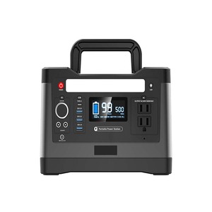 Station d'alimentation portable 500w 110v 220v, camping, urgence, maison, station d'alimentation solaire portable, alimentation portable, batterie Lifepo4 - Product Image 2