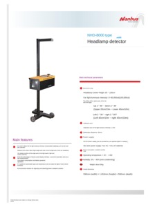 NHD-8000 manuel araba far yüksek/düşük işın test ve odaklama makinesi OEM özelleştirilmiş - Product Image 6