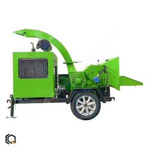 Tractor wood chipper wood chipper diesel mobile wood chipper