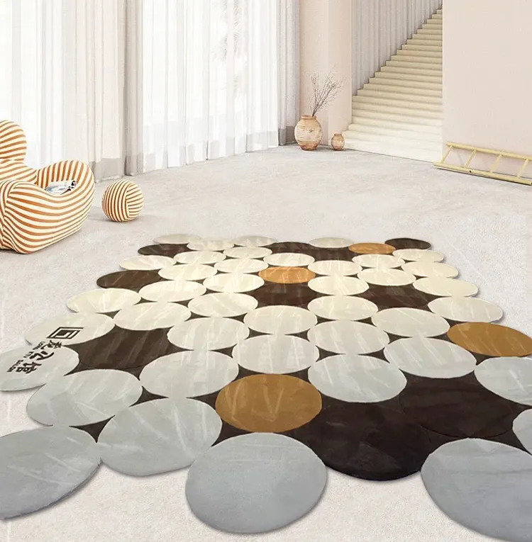 Individuelles Größenmuster mattierte Bodenmatten rutschfester Teppich 3D-Wohnzimmerteppiche Bodenbelag Bodenbelag