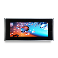 Monitor LCD Sentuh TFT IPS 10,25 Inci Kecerahan Tinggi 800 Nits Resolusi 1920x720 Input VGA DP DVI