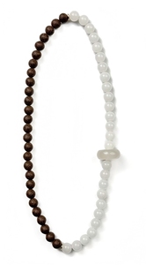 Pulsera de Doble Bucle con Cuentas de Jin Si <span class=keywords><strong>Yu</strong></span> y Agarwood Naturales, Diseño de Anillo Móvil en Forma de Bola, Joyería con Cuentas de Incienso para Unisex - Product Image 2