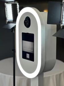 Cabina de <span class=keywords><strong>Fotos</strong></span> para iPad DSLR con Carcasa y Espejo Ovalado, Máquina de Selfies para Fiestas, Bodas y Eventos - Product Image 4