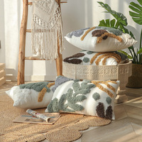 Housse de coussin décorative en velours bouclé de haute qualité, style bohème marocain, tissée et capitonnée