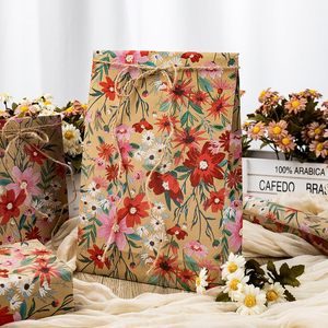 Kraft Daisy Flowers Wrapping <b>Paper</b> 17in x 32.8ft Gift <b>Wrap</b> For Baby Shower Birthday Valentine's Day Wedding - Product Image 4