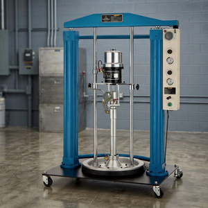 Pompe à graisse pneumatique à double colonne pressurisée JO LONG HV104, 150-350 bars, haut débit, haute pression, pour fût de 200L, pompe à piston marine OEM - Product Image 2