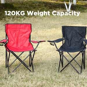 Silla de Camping Plegable Portátil y Moderna para Exteriores, Ligera, con Portavasos, para Picnic y Playa - Product Image 4