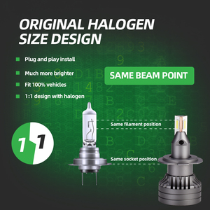 Bộ đèn LED ô tô siêu sáng 6000k 45w 9000lm, có logo tùy chỉnh, các loại H1 H4 H7 H11 <span class=keywords><strong>9005</strong></span> <span class=keywords><strong>9006</strong></span> 9012 - Product Image 5