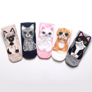 Giapponese coreano di tendenza animale gatto delle donne delle ragazze adolescenti tubo di cotone <span class=keywords><strong>calzini</strong></span> carini - Product Image 2