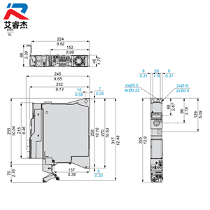 Nuevo convertidor de frecuencia original ATV320U04M2B monofásico 200-240V 0.37KW serie ATV320 tipo libro - Product Image 3