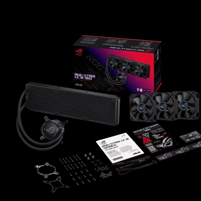 ROG STRIX LC III 360 ARGB LGA 1700 1200 2011-3 2066 AM4 AM5 TR4 CPU Cooler