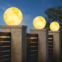 Lampe lunaire LED moderne RGB, lumière solaire de jardin, IP65 étanche, globe décoratif pour pelouse extérieure, lumière planétaire