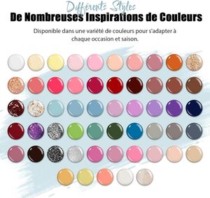 ชุดทำเล็บเจลยูวี 60 สี สำหรับร้านเสริมสวยมืออาชีพ พร้อมโลโก้ปรับแต่งฟรี - Product Image 2
