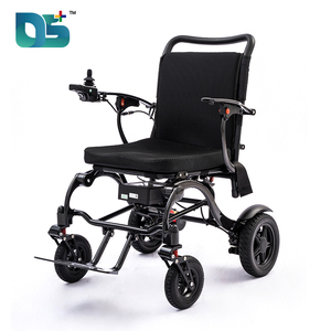 Silla de Ruedas Eléctrica Plegable Inteligente, Ligera, Bariátrica, Portátil, de Fibra de Carbono, con Manillar para Personas con Discapacidad - Product Image 1