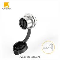 Connecteurs industriels E-Weichat 2-8 broches, fiche aviation mâle/femelle, prise d'alimentation LP12, étanches IP68, 120V/125V 5A
