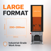 Machine de gravure laser à fibre 30W fibre + 20W diode, 200x200mm, autofocus, pour métal et bois, WIFI USB