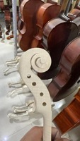 Violon blanc SurpassMusic Sweet Sound en épicéa massif, chef-d'œuvre en bois européen, acceptant la personnalisation, tailles 4/4, 3/4, 1/2