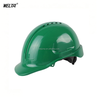 Helm Keselamatan Kerja Wejump Manufacturer CE ANSI Industri dengan Cangkang ABS/PC, Lubang Ventilasi, Tali Dagu, untuk Teknisi Listrik dan Insinyur