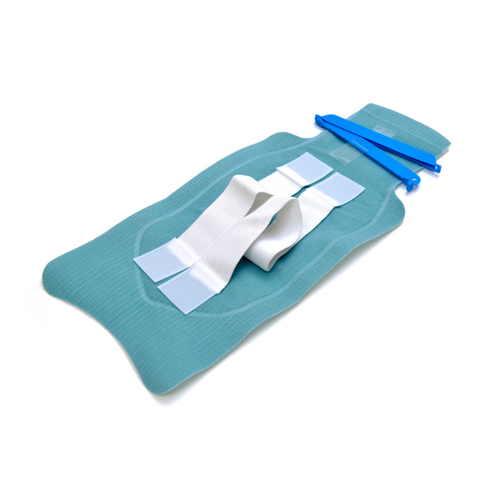 Refillable Ice Bags with Clamp Closure Reusable Soft Outer Covering Leak Resistant Inner Layer Hospital Icepack First Adit Kit